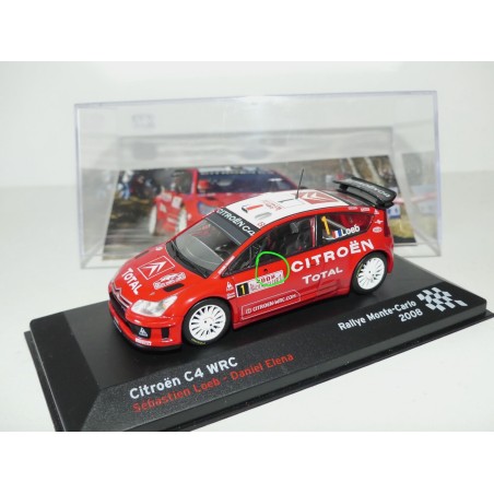 CITROEN C4 WRC RALLYE MONTE CARLO 2008 S. LOEB ALTAYA 1:43 imperfection