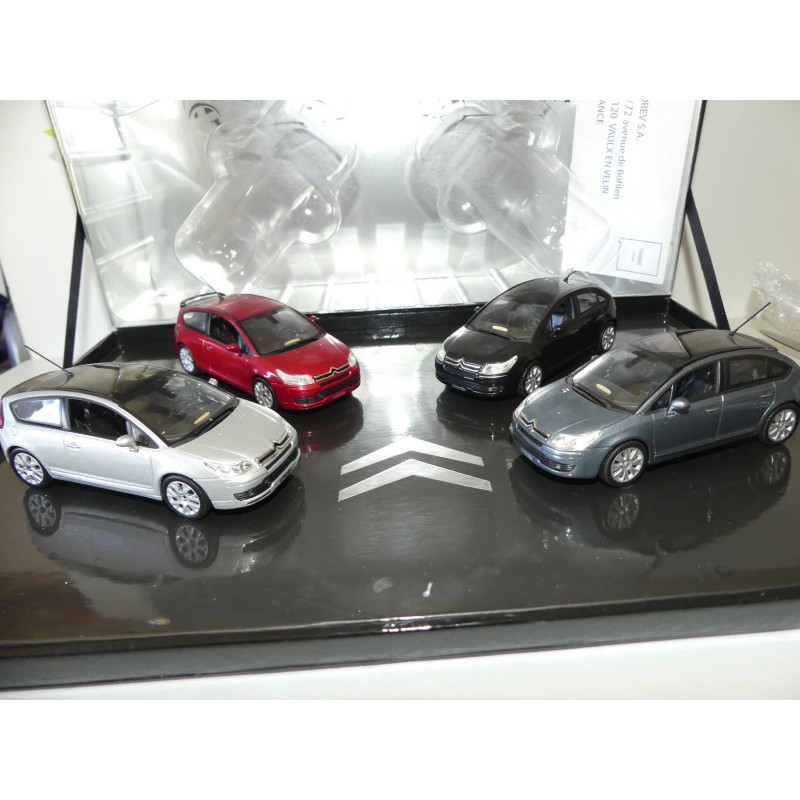 CITROEN C4 I Phase 1 et C4 COUPE 4 ModÃ¨les Coffret NOREV 1:43