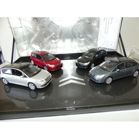 CITROEN C4 I Phase 1 et C4 COUPE 4 ModÃ¨les Coffret NOREV 1:43