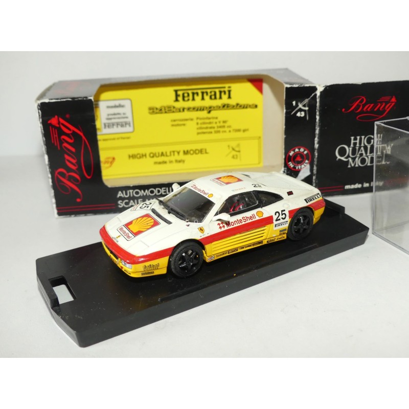 FERRARI 348 GT SUPERCAR GT N°25 1993 O. LARRAURI BANG 8018 1:43