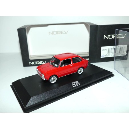 FIAT 850 BERLINE Rouge NOREV 1:43