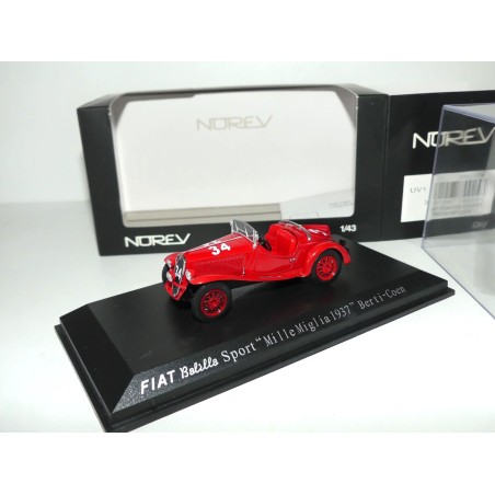 FIAT BALILLA SPORT N°34 MILLE MIGLIA NOREV 1:43 