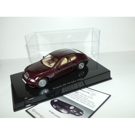 BUGATTI EB 118 GENF 2000 Dark Red AUTOART 1:43