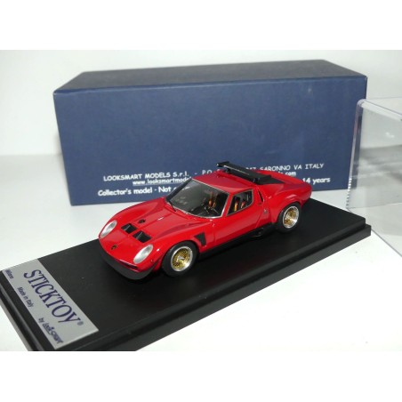 LAMBORGHINI JOTA SRV Rouge LOOKSMART LSSTICK1 1:43