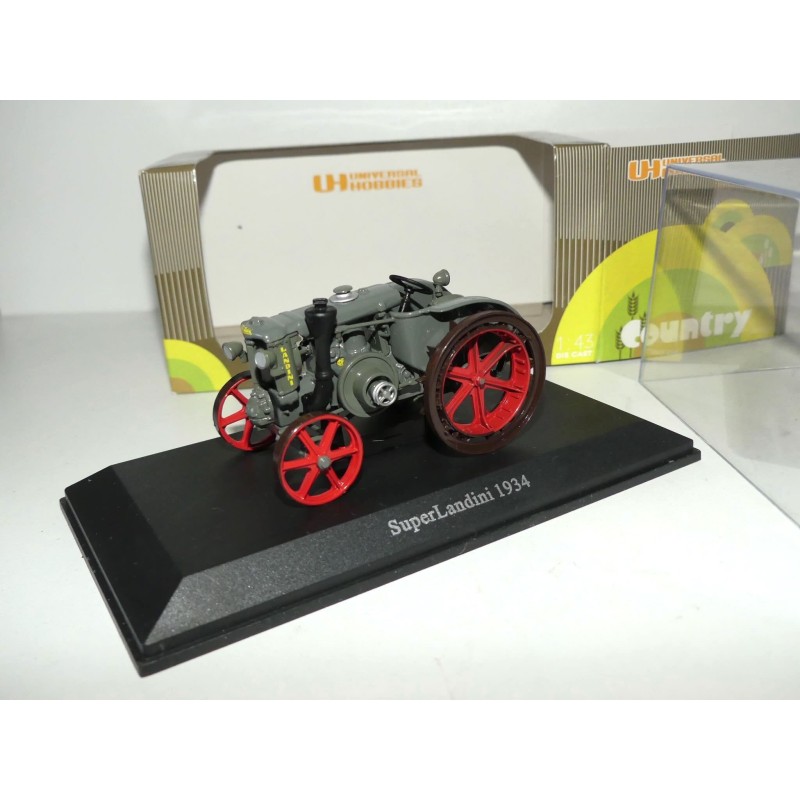 TRACTEUR SUPER LANDINI 1934 Gris UNIVERSAL HOBBIES UH6023 1:43