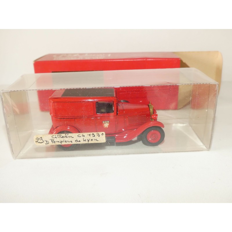 CITROEN C4 VITRÉE 1940 POMPIERS DE LYONS DUBRAY 29A 1:43